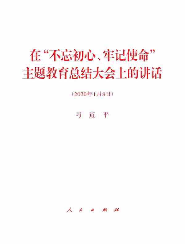 在“不忘初心、牢记使命”主题教育总结大会上的讲话