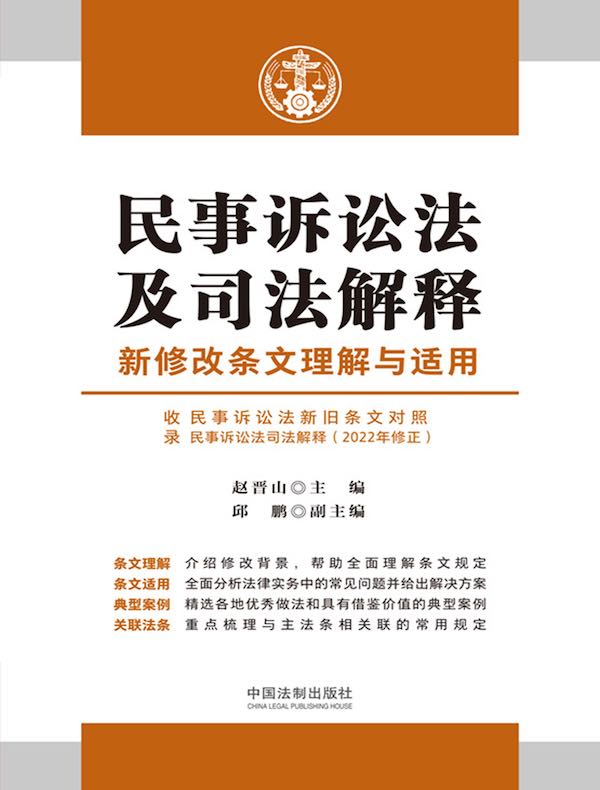 民事诉讼法及司法解释新修改条文理解与适用