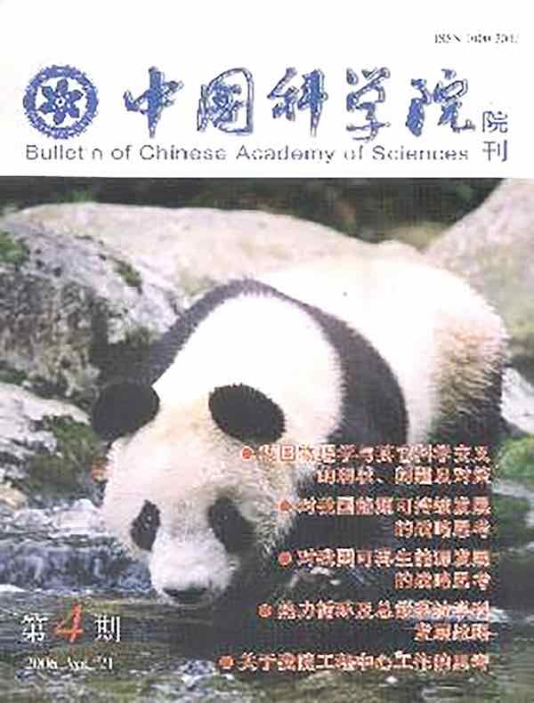 中国科学院院刊（2006年第4期）