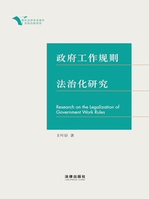政府工作规则法治化研究