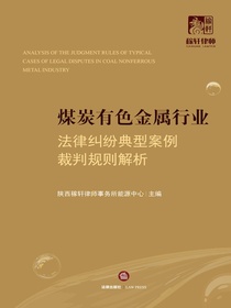 煤炭有色金属行业法律纠纷典型案例裁判规则解析