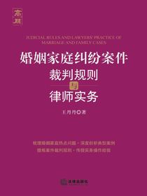 婚姻家庭纠纷案件裁判规则与律师实务