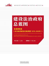建设法治政府总蓝图：深度解读法治政府建设实施纲要（2015—2020年）