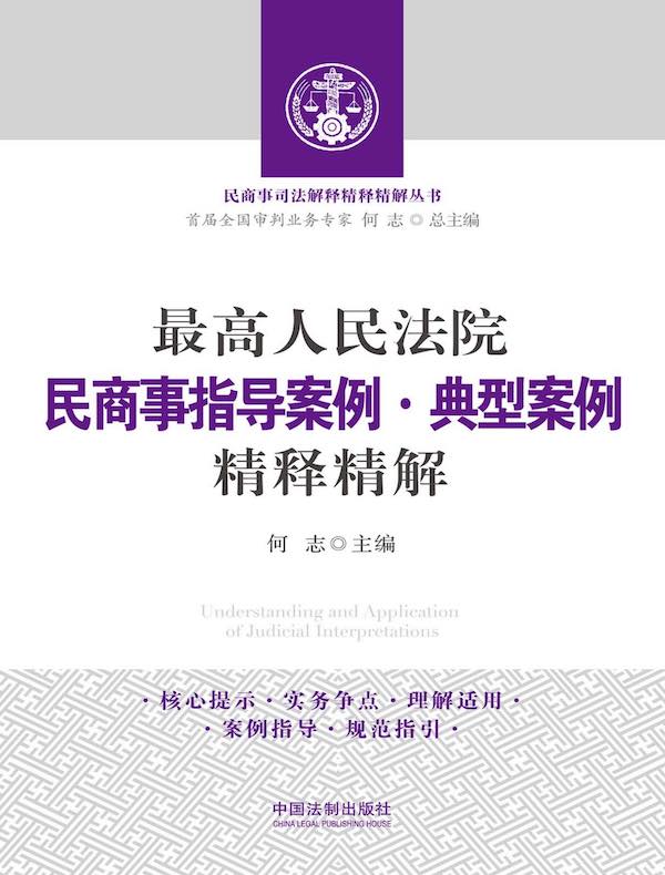 最高人民法院民商事指导案例：典型案例精释精解