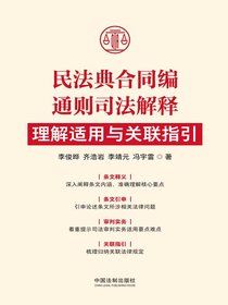 民法典合同编通则司法解释理解适用与关联指引