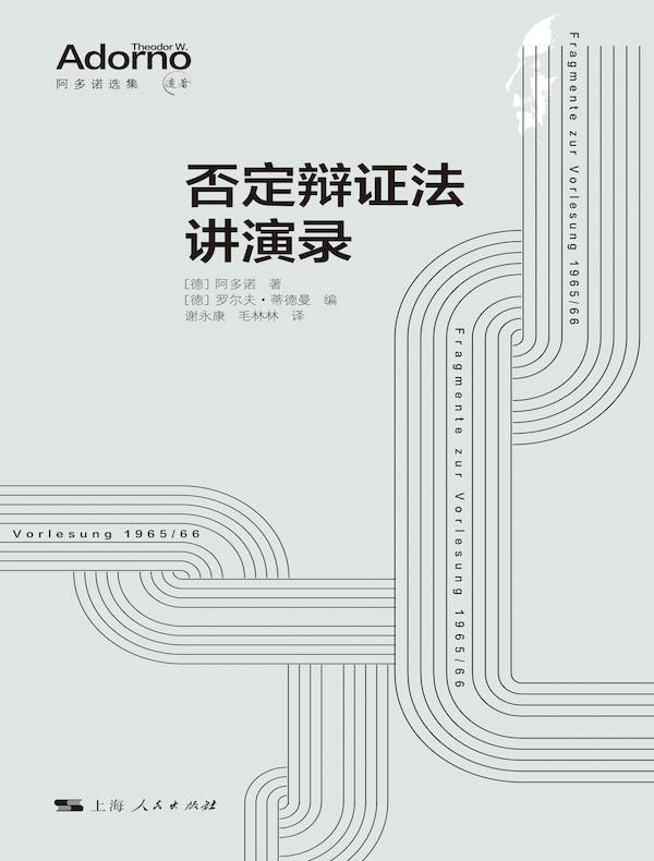 否定辩证法讲演录