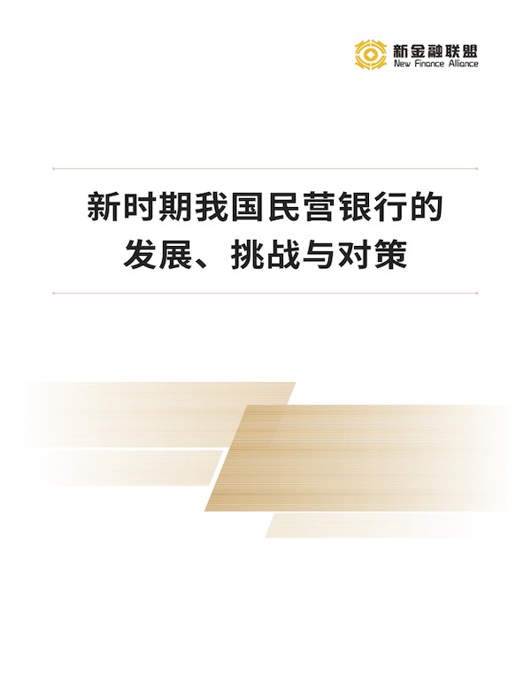 新时期我国民营银行的发展、挑战与对策