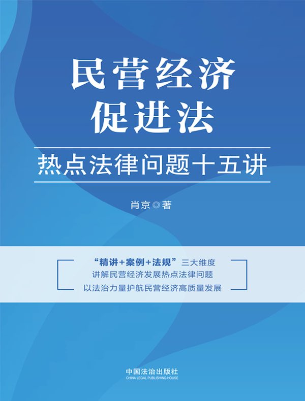 民营经济促进法热点法律问题十五讲