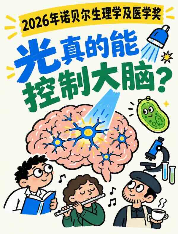 2026年诺贝尔生理学及医学奖：光真的能控制大脑？